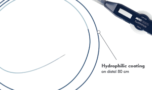 SwiftNINJA Steerable Microcatheter Hydrophilic Coating